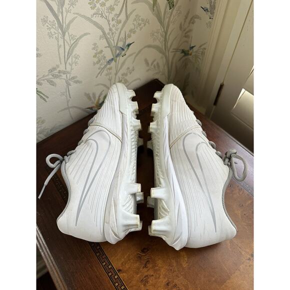 Nike Lunar Hyperdiamond 3 Pro Softball Cleats w/ Pitchers Tuff Toe White Sz 10 - Picture 5 of 7